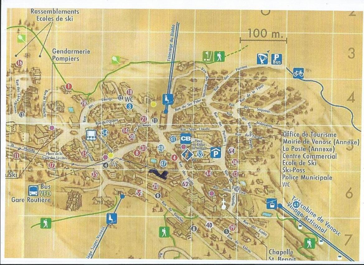 Au Coeur De La Station Lägenhet Les Deux Alpes Exteriör bild